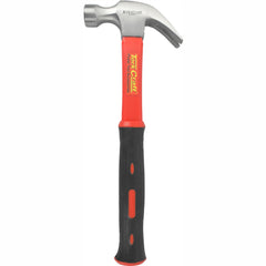 HAMMER CLAW 450G (16OZ) FIBREGLASS HANDLE 295MM & FULL POL HEAD
