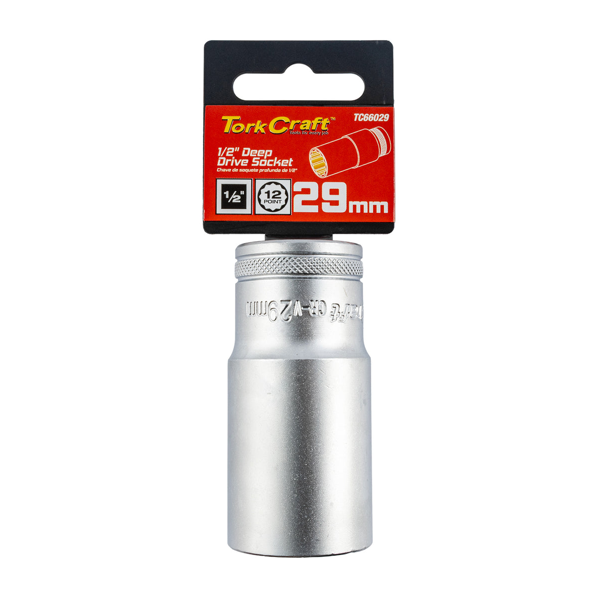 SOCKET 29MM 1/2' DR DEEP SOCKET CRV 12 POINT