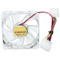 80MM BLUE FAN WITH 4 PIN MOLEX CONNECTOR