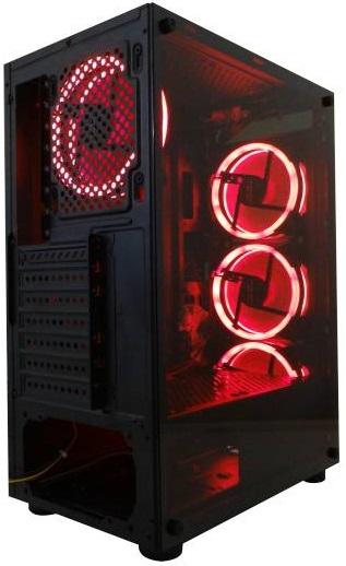 GAMING CASE NO PSU 4 LED FAN