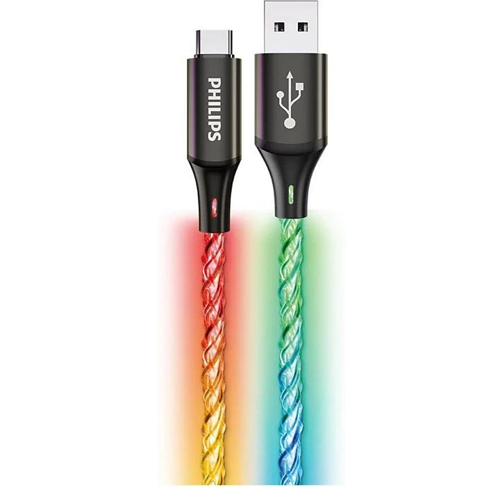 USB A-C CABLE RGB 18W