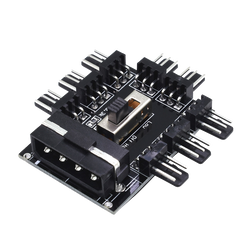 MOLEX TO 8  X FAN + SPEED SELECTOR