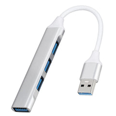 USB SLIM 4 PORT HUB VER 3.0 SILVER