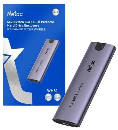 NETAC M.2 NVME/SATA EXT ENCLOSURE