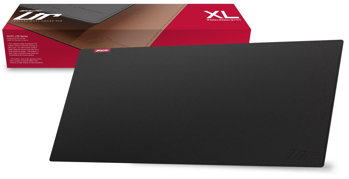OCPC LTR GAMING MOUSEPAD XL BLACK