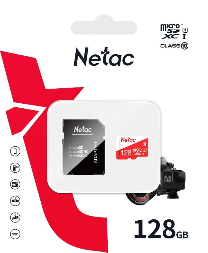 NETAC ECO 128GB MSD WITH ADAPTER