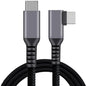 90 DEGREE CABLE C TO C 2M USB2 PD240W