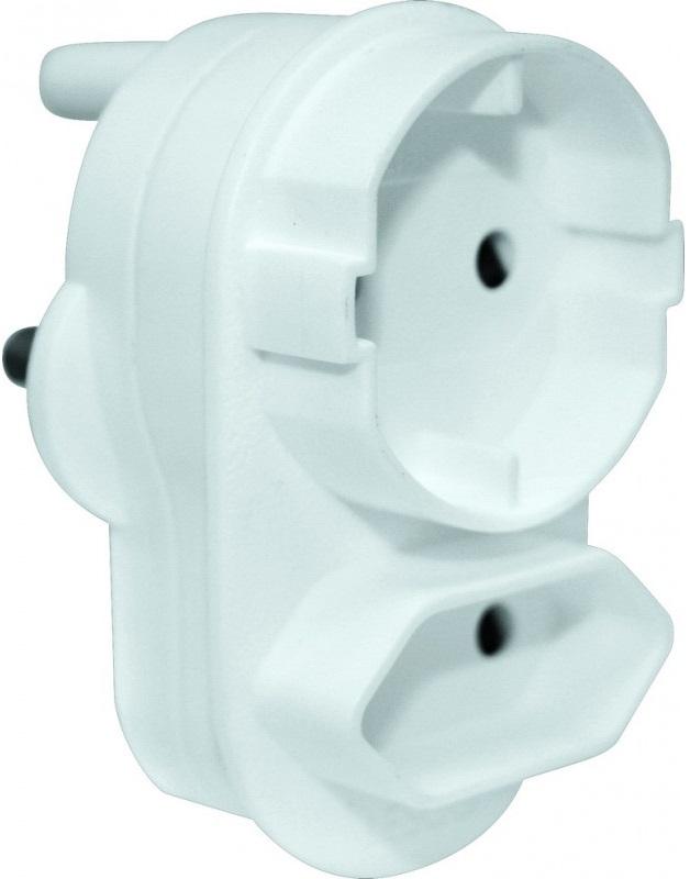 3PIN TO 2PIN + 2PIN ROUND