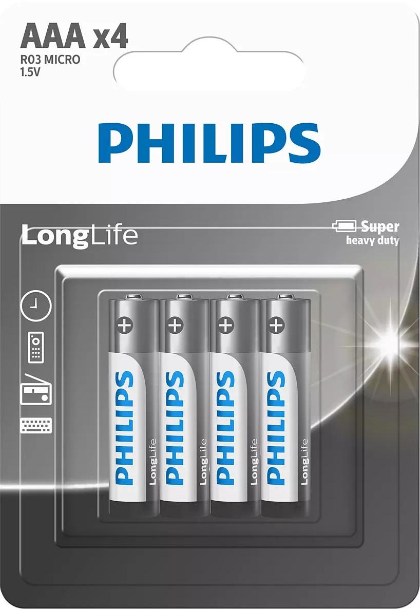 LONGLIFE BATTERY AAA 4 PACK