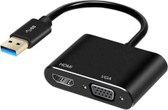 USB 3.0 TO VGA + HDMI