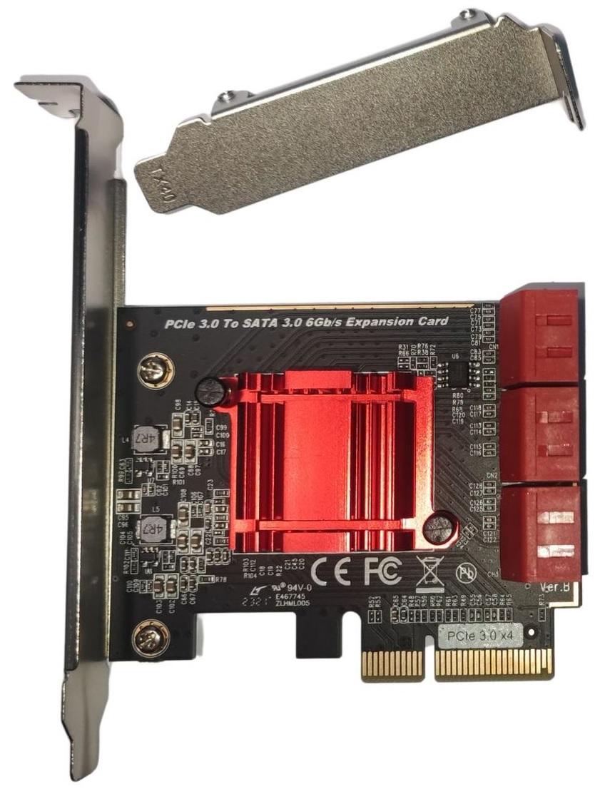 PCIE3.0-1X TO 6 SATA3 EXPANSION