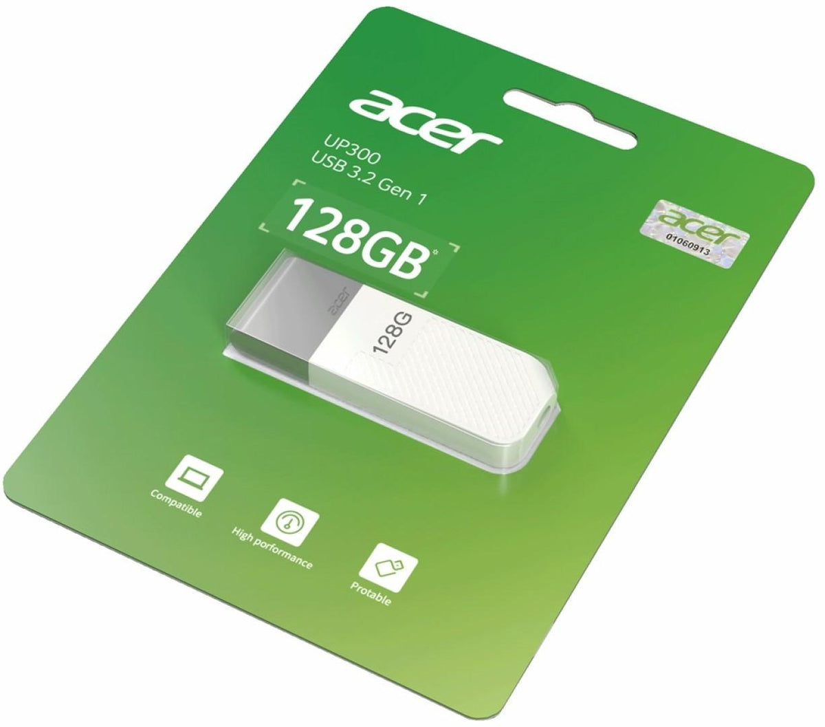 ACER USB3.2 GEN1 128GB WHITE
